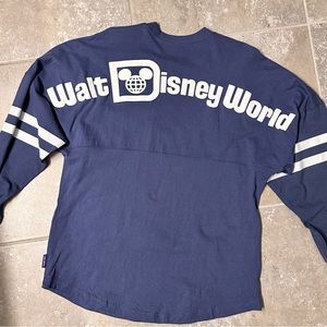 Disney Adult Shirt - Disney World Spirit Jersey - Navy And White
